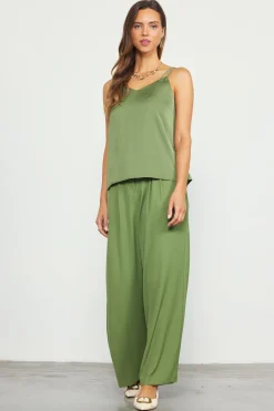 SKIES ARE BLUE Recycled Double Strap Cami* Sleeveless Tops