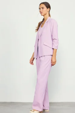 SKIES ARE BLUE Recycled Shirred Sleeve Blazer* Blazers