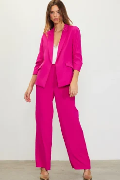 SKIES ARE BLUE Recycled Shirred Sleeve Blazer* Blazers