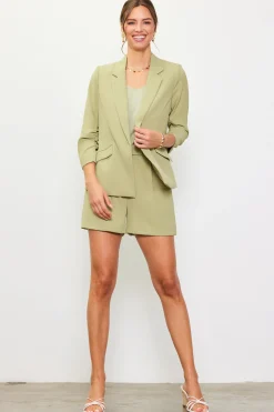 SKIES ARE BLUE Recycled Tailored Shorts* Shorts