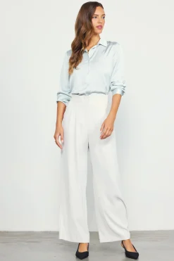 SKIES ARE BLUE Recycled Wide Leg Pants* Pants