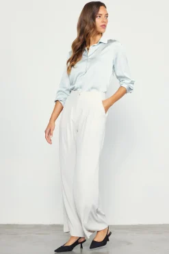 SKIES ARE BLUE Recycled Wide Leg Pants* Pants