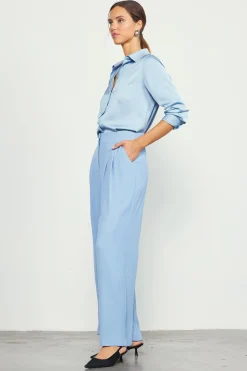 SKIES ARE BLUE Recycled Wide Leg Pants* Pants