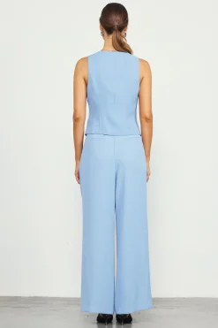 SKIES ARE BLUE Recycled Wide Leg Pants* Pants