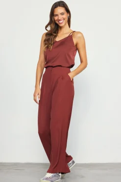 SKIES ARE BLUE Recycled Wide Leg Pants* Pants