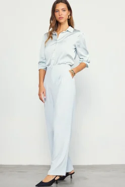 SKIES ARE BLUE Recycled Wide Leg Pants* Pants