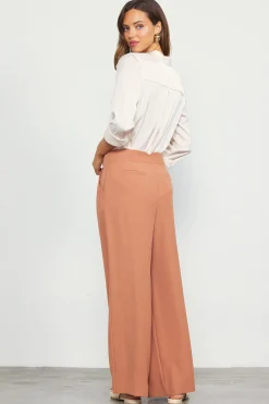 SKIES ARE BLUE Recycled Wide Leg Pants* Pants