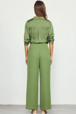 SKIES ARE BLUE Recycled Wide Leg Pants* Pants