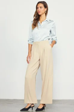 SKIES ARE BLUE Recycled Wide Leg Pants* Pants