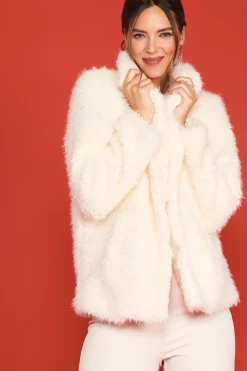 SKIES ARE BLUE Relaxed Fit Sherpa Jacket* Outerwear