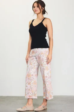 SKIES ARE BLUE Ribbed Knit Cami Top* Sleeveless Tops