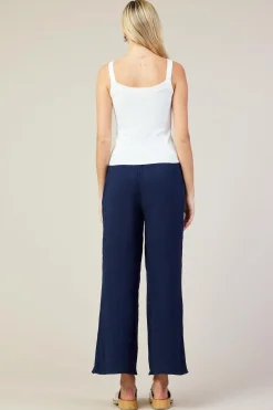 SKIES ARE BLUE Ribbed Knit Cami Top* Sleeveless Tops