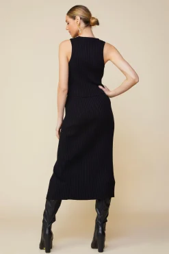 SKIES ARE BLUE Ribbed Knit Sleeveless Top* Sleeveless Tops