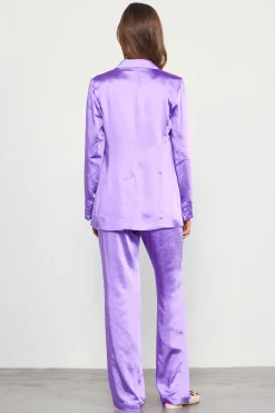 SKIES ARE BLUE Satin Tailored Blazer* Blazers