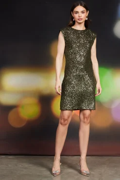 SKIES ARE BLUE Sequin Mini Dress* Mini Dresses