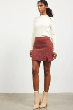 SKIES ARE BLUE Sienna Tweed Mini Skirt* Skirts