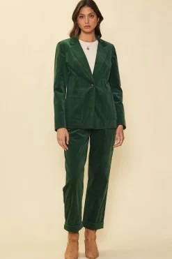 SKIES ARE BLUE Tailored Corduroy Blazer* Blazers