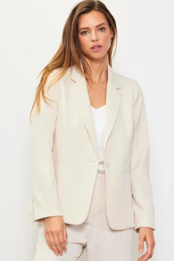 SKIES ARE BLUE Tailored Single Button Blazer* Blazers