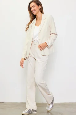 SKIES ARE BLUE Tailored Single Button Blazer* Blazers