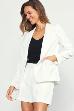 SKIES ARE BLUE Tailored Single-Breasted Blazer* Blazers