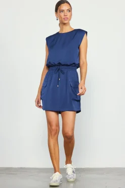 SKIES ARE BLUE Utility Sleeveless Mini Dress* Mini Dresses