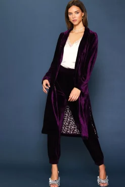 SKIES ARE BLUE Velvet Jogger Pants* Pants