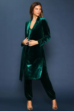 SKIES ARE BLUE Velvet Jogger Pants* Pants