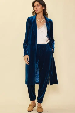 SKIES ARE BLUE Velvet Jogger Pants* Pants