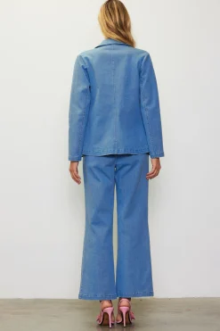 SKIES ARE BLUE Washed Blazer* Blazers